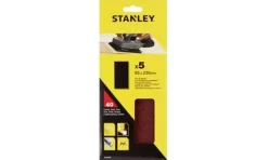 Folhas de Lixa 1/3 93x230mm G40 - 5Uni Stanley STA31091-XJ