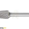 Fresa de Tungsténio Ojival Ø6mm Pferd RBF 1020/6 Z3 PLUS