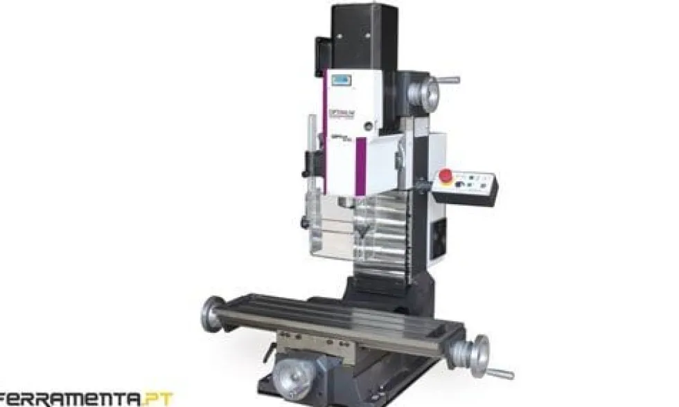 Fresadora robusta c/ variador de velocidade Optimum MH 25V