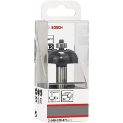 Fresa Meia-Cana Com Guia 12 x 12 x 16mm Bosch 2608628474