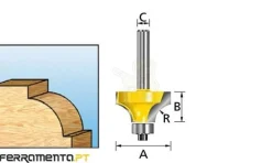 Fresa Molduradora c/ Rolamento 5mm Makita D-09569