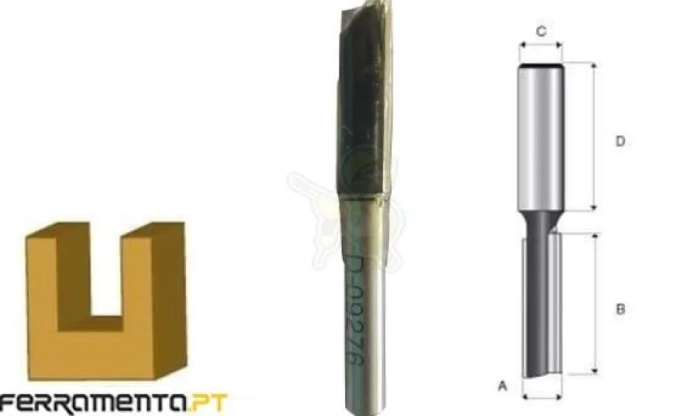 Fresa Recta 2 Navalhas 9-6mm Makita D-09276