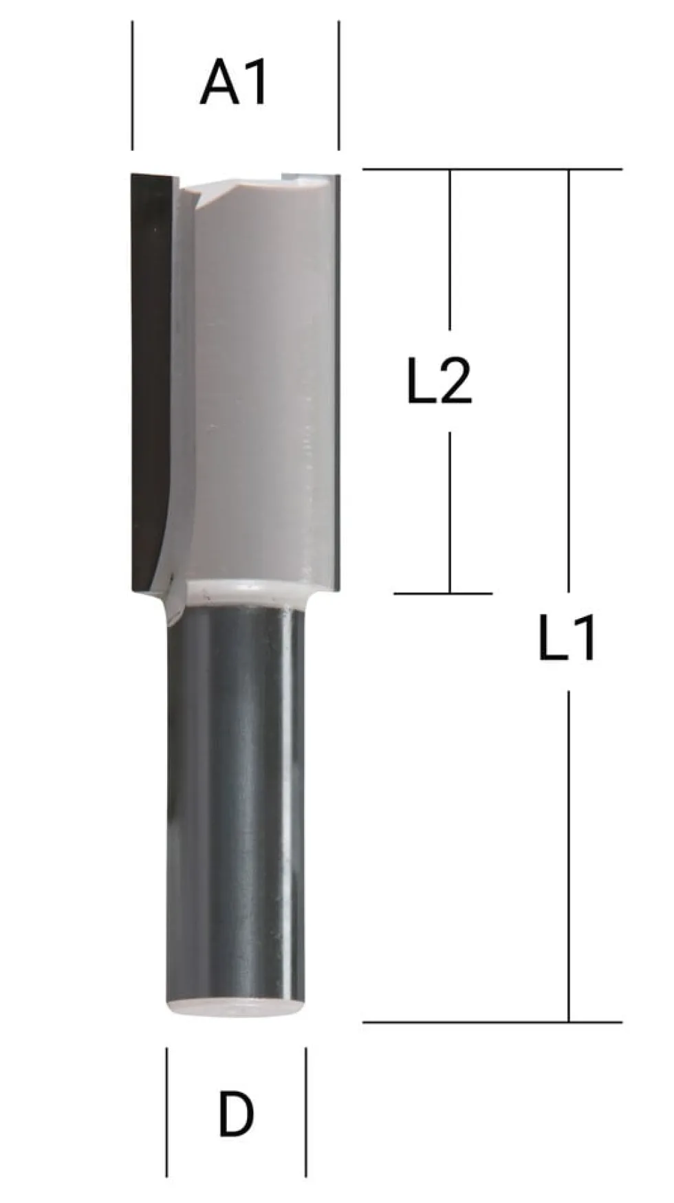 Fresa reta 2 fios, 6 x 14 x 51 x 19 mm Makita D-67773