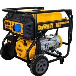 Gerador a Gasolina 420 cc 6,5Kw com rodas AVR DeWALT DXGNP65E