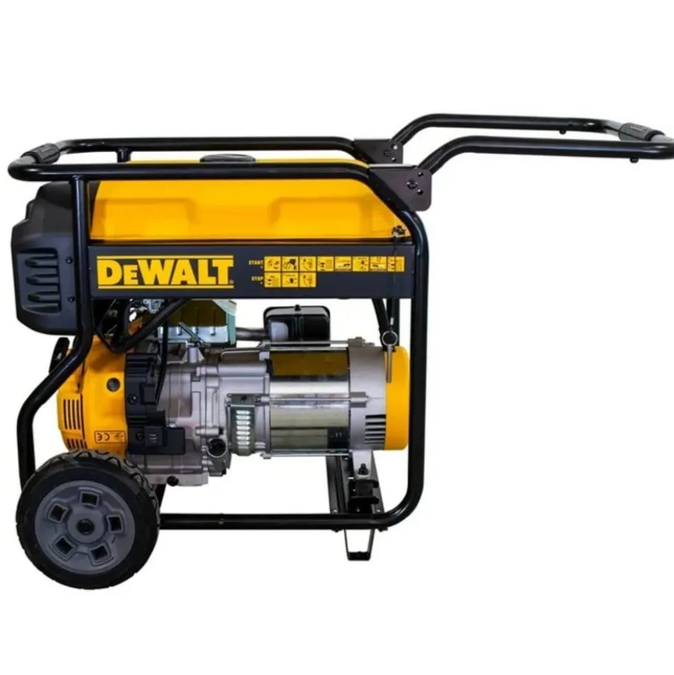 Gerador a Gasolina 420 cc 6,5Kw com rodas AVR DeWALT DXGNP65E