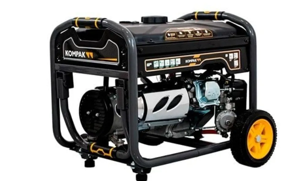 Gerador a Gás e Gasolina 230V c/ Rodas 3kW Kompak K4000S-DF