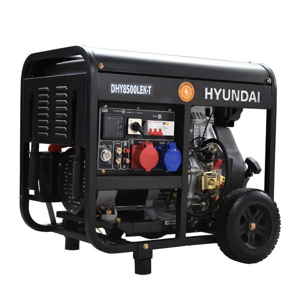 Gerador Diesel 7,5 kVA Hyundai DHY8500LEK-T