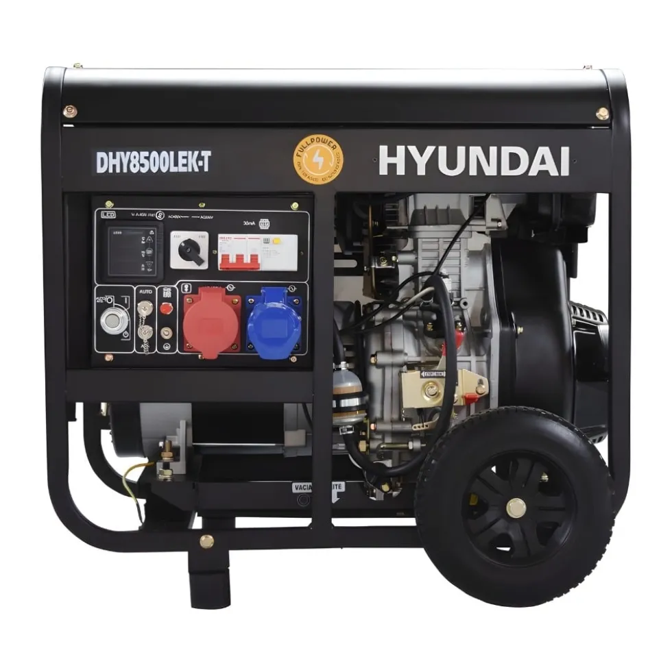 Gerador Diesel 7,5 kVA Hyundai DHY8500LEK-T