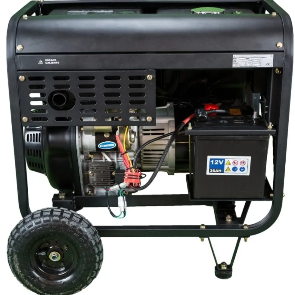 Gerador Diesel Monofásico 6,5kW Hyundai DHY8500LEK