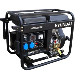 Gerador Diesel Monofásico 6,5kW Hyundai DHY8500LEK