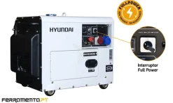Gerador Diesel Silencioso 7,5 kVA GT Power by Hyundai GTDHY8500SE-T