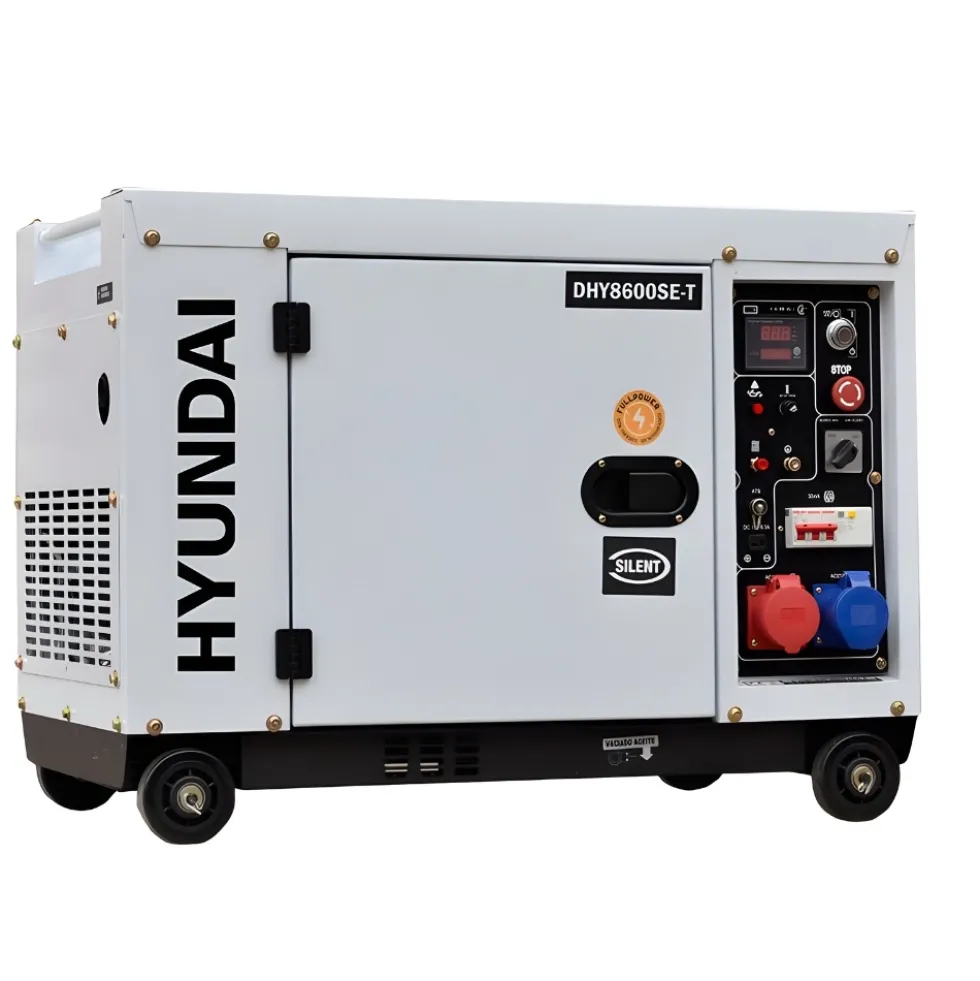 Gerador Diesel Silencioso 7,5 kVA Hyundai DHY8600SE-T