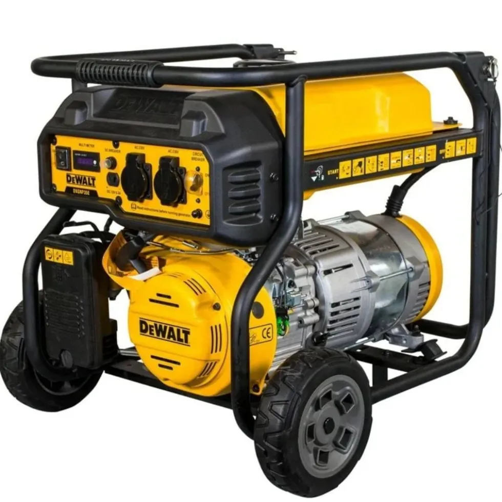 Gerador Gasolina 223 cc 3,5Kw com rodas AVR DeWALT DXGNP35E