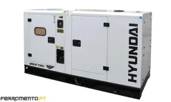 Gerador Industrial Trifásico 15 kVA Hyundai DHY 16 KSE