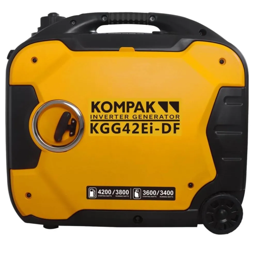 Gerador Inversor 4,2Kw/3,4Kw (LPG) Gasolina/Gás Kompak KGG42EiDF