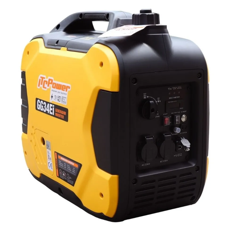 Gerador Inverter Gasolina Portátil Silencioso 3400W ITCPower GG34EI