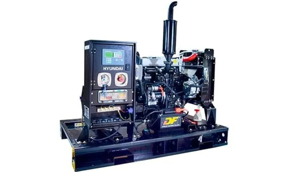 Gerador Trifásico a Diesel Aberto 77 kVA Hyundai DHY85KE