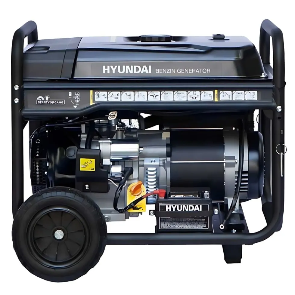 Gerador 400V a Gasolina 7,7 kW / 10,6kVA Hyundai HY10100LEK-T