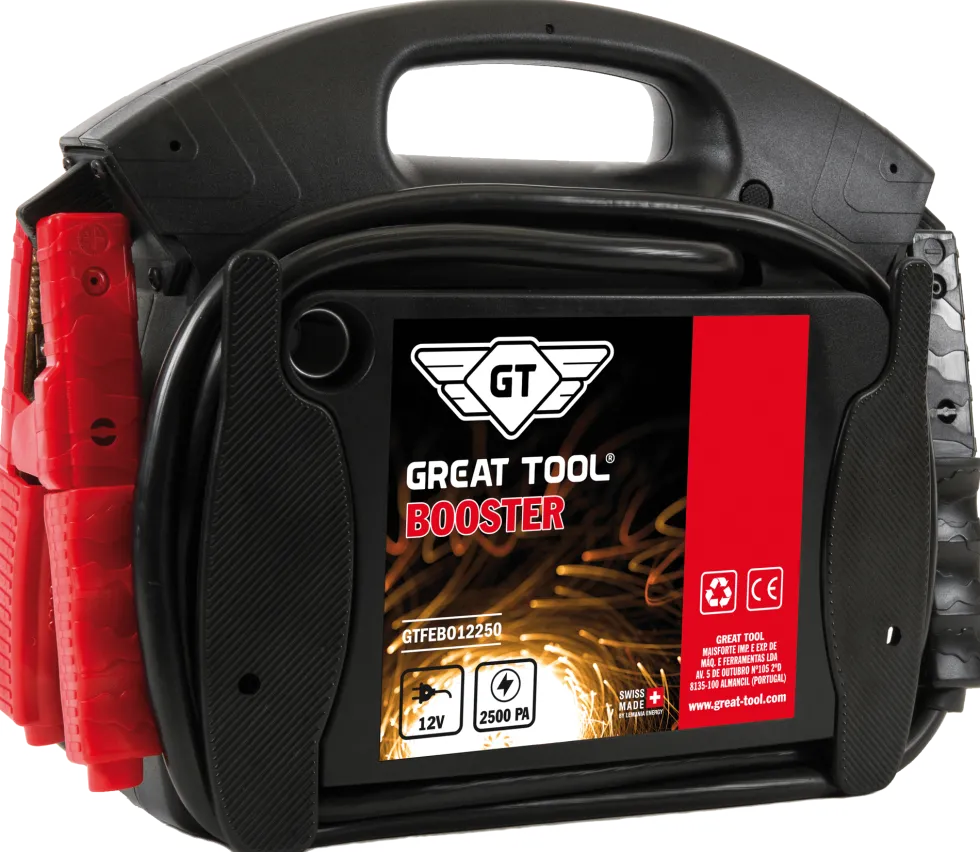 Great Tool Arrancador Booster 12V 2500 PA FEBO12250