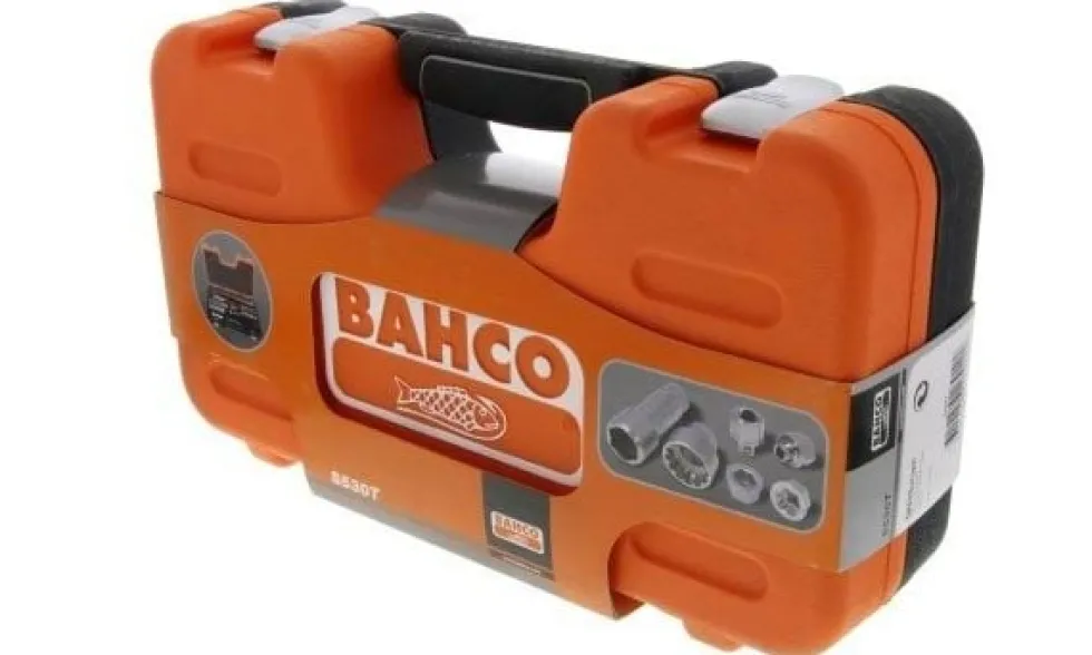 Jogo Caixa C/ Furo Passagem 1/4” 53un Bahco S530T