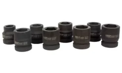 Jogo chaves caixa impacto 1” 8 peças Kroftools 200000