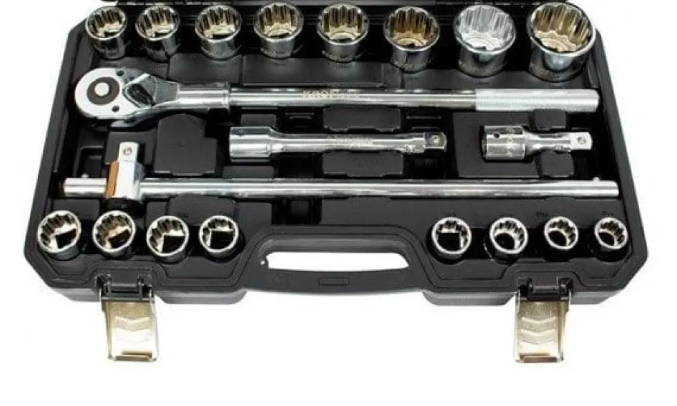 Jogo Chaves Caixa 3/4" 12PT - 21Pcs Kroftools 2122
