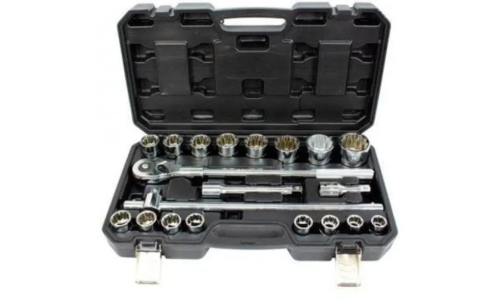 Jogo Chaves Caixa 3/4" 12PT - 21Pcs Kroftools 2122