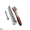 Jogo Chaves de Caixa e Roquete 1/2" Teng Tools M1212N1
