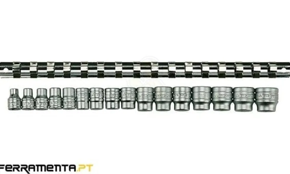 Jogo 16 Chaves de Caixa 3/8" 7-22mm Teng Tools M3816