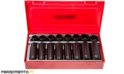 Jogo Chaves de Impacto Reg / Longas 1/2" Teng Tools TT9116