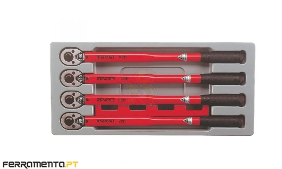 Jogo Chaves Dinamométricas 1/2" Teng Tools TTPSTQ04