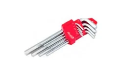 Jogo Chaves "L" Sextavadas Interiores Longas WLHR-146L 1,5~10mm 9pçs MacFer 037.0076