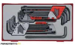 Jogo Chaves Sextavadas MM/MF/TX Teng Tools TTHT28