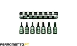 Jogo Chaves TORX 1/4" 7pcs Teng Tools M1408-TPX