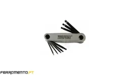 Jogo 8 Chaves TX Pontas Esféricas Teng Tools 1476NTX1