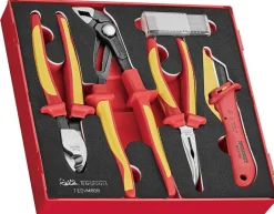 Jogo De 4 Alicates + Faca 1000 V Teng Tools TEDVMB08