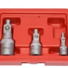Jogo de Aumentos 1/2" 1/4" 3/8" C/Iman Kroftools 4123