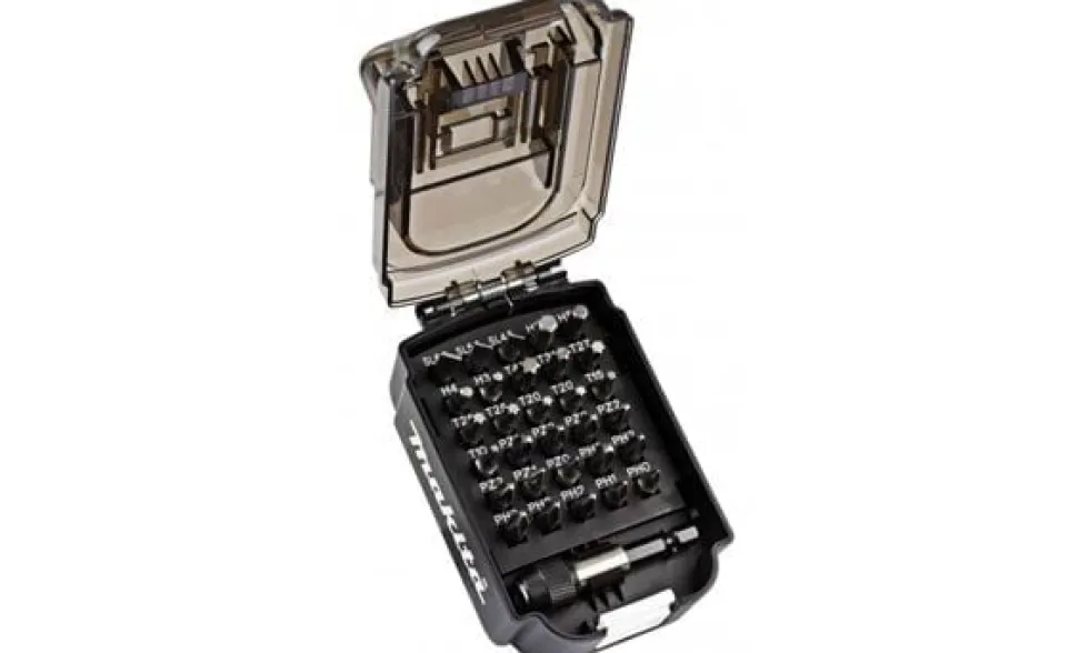 Jogo de Bits 1/4" + Adaptador 31Pcs Makita B-68317