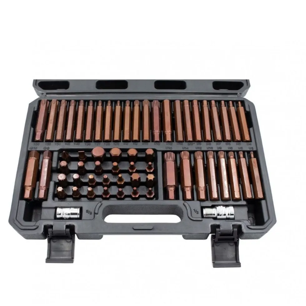 Jogo de Bits Curtos e Longos 60Pcs Kroftools 6160