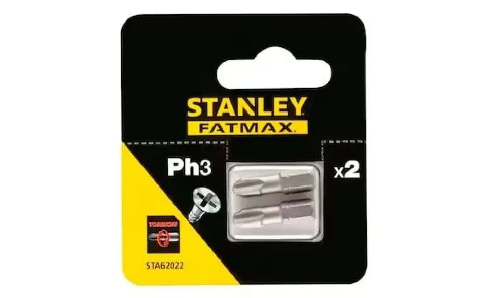 Jogo de 2 Bits Ph3 25mm Fatmax Stanley STA62022-XJ