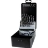 Jogo de 25 Brocas DIN338 HSS-R Ø1 -13mm Ruko RA205211