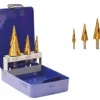 Jogo de Brocas Escalonadas 3pcs HSS-M2 Macfer PTHSD101