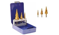 Jogo de Brocas Escalonadas 3pcs HSS-M2 Macfer PTHSD101