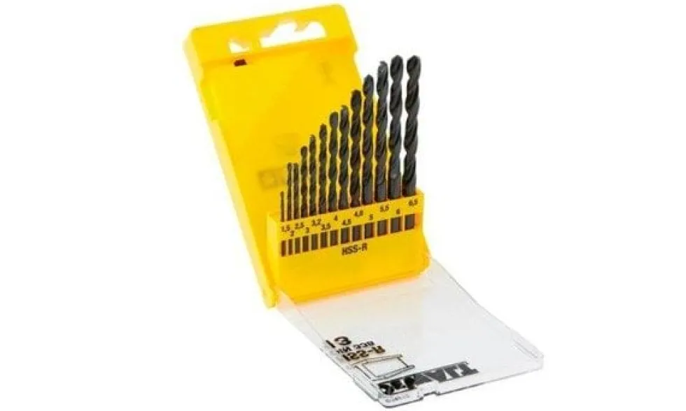 Jogo de 13 Brocas HSS-R DIN 338 1,5 – 6,5mm Dewalt DT5912-QZ
