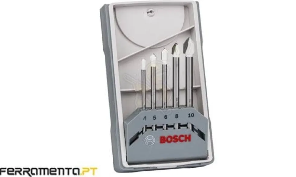 Jogo de 5 Brocas p/Ladrilho CYL-9 Ceramic Bosch 2608587169