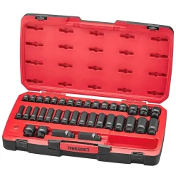 Jogo de Chave de Caixa de Impacto de 1/2' 36 peças Teng Tools T9240