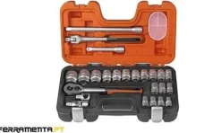 Jogo de chave de caixa 1/2" 24un Bahco S240