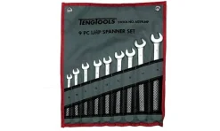 Jogo de 9 Chaves Combinadas Longas 8-19mm Teng Tools 6059LMP