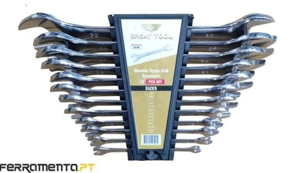 Jogo de 12 Chaves de Boca 6-32mm Great Tool JGBC632