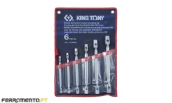 Jogo de Chaves de Caixa Articuladas 6 PC King Tony 1A06MR
